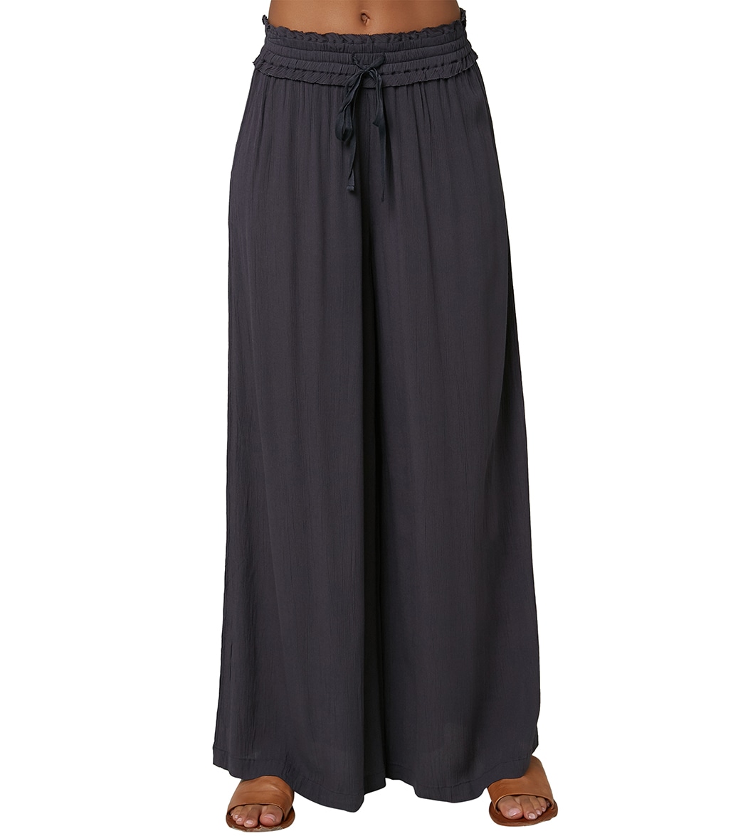 O'neill Women's Ninette Solid Pants - Charcoal Small - Swimoutlet.com