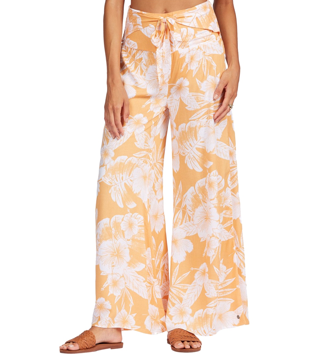 Roxy Women's Floridita Beach Pants - Apricot Tan Ventura Bico Large - Swimoutlet.com
