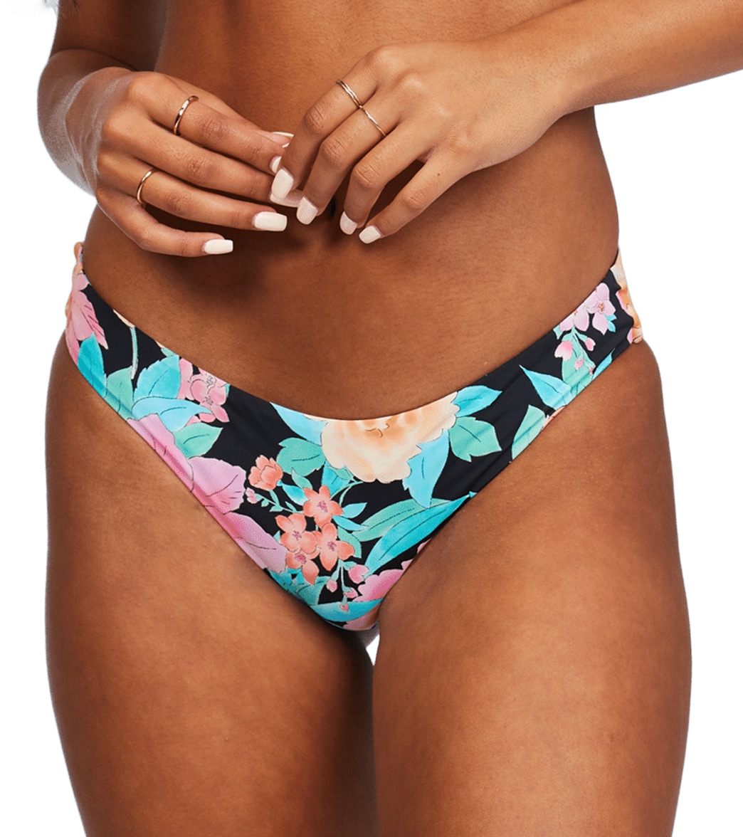 Billabong Women's Tropic Time Rev Lowrider Bikini Bottom - Multi Medium - Swimoutlet.com
