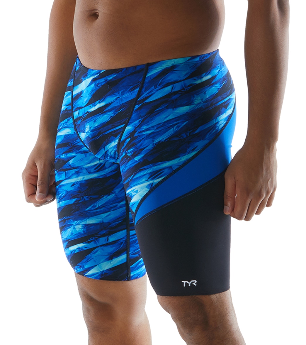 TYR Men's Vitric Jammer Swimsuit - Blue 26 - Swimoutlet.com