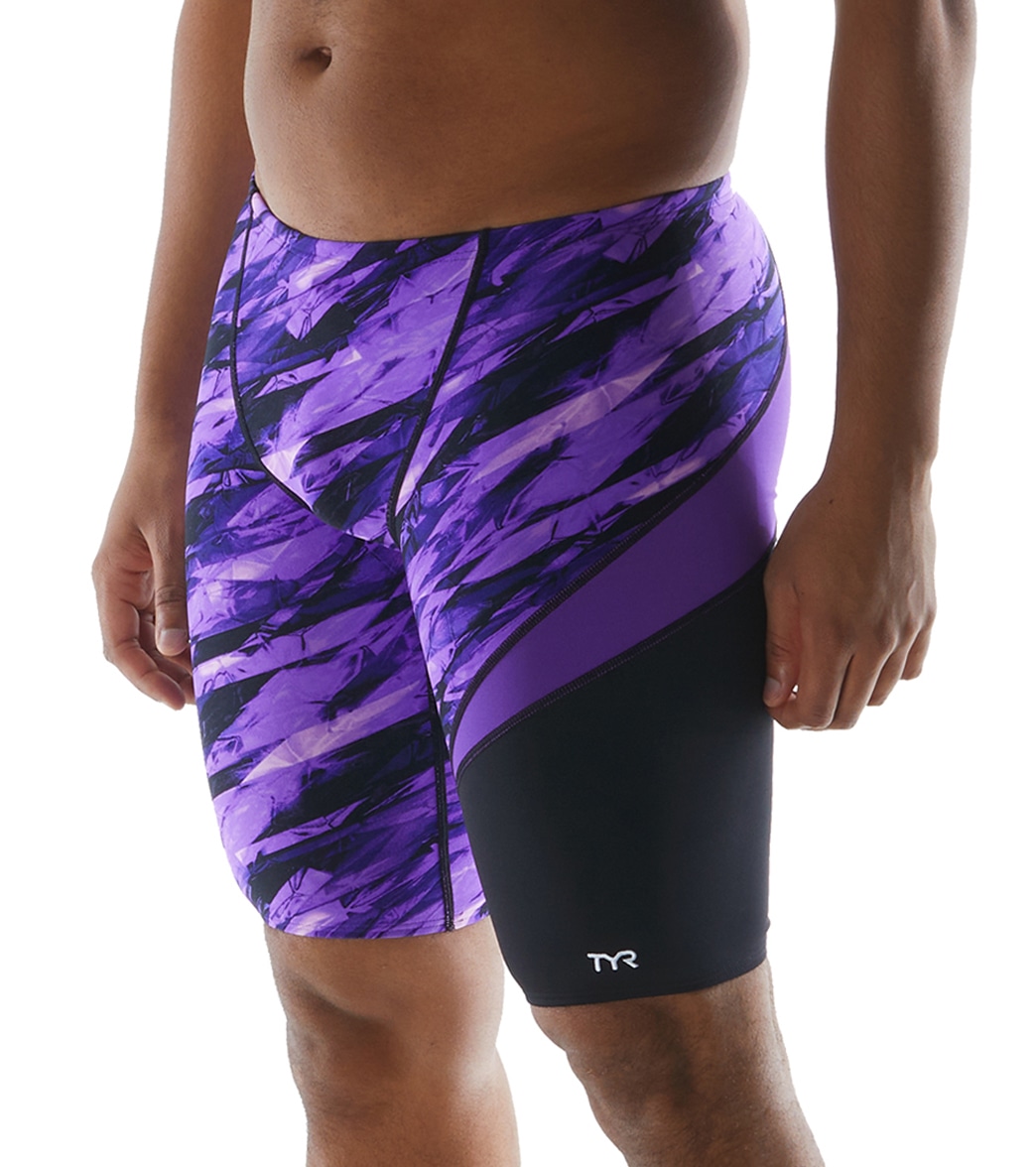 TYR Men's Vitric Jammer Swimsuit - Purple 26 - Swimoutlet.com