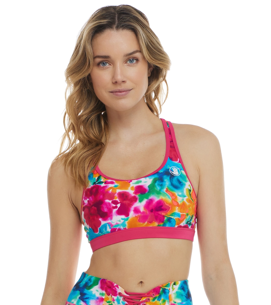 Body Glove Women's Volcano Active Equalizer X Sports Top - Multi Xl - Swimoutlet.com