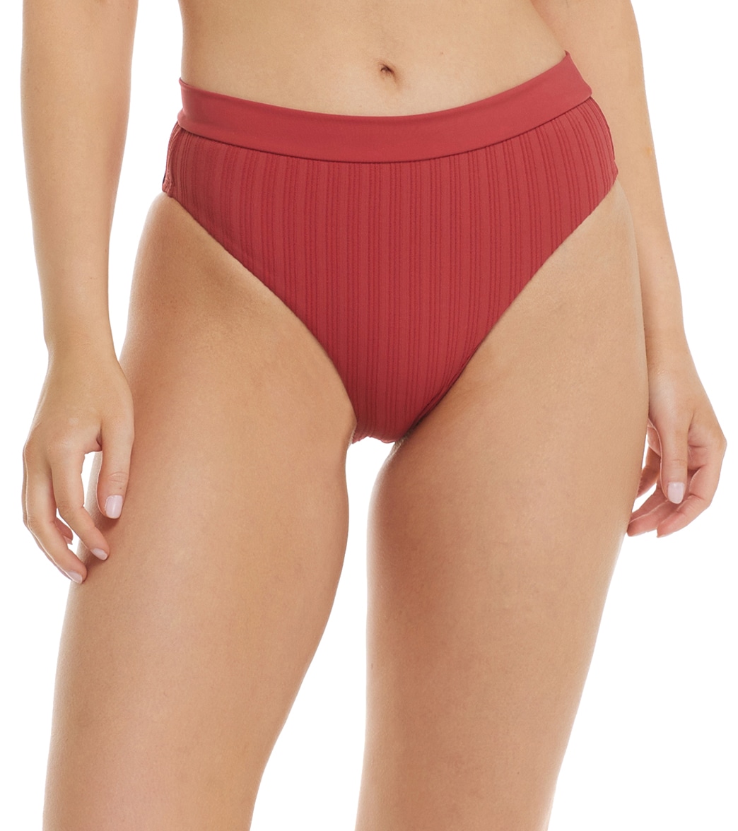 Body Glove Women's Senses Marlee Bikini Bottom - Cherry Medium - Swimoutlet.com