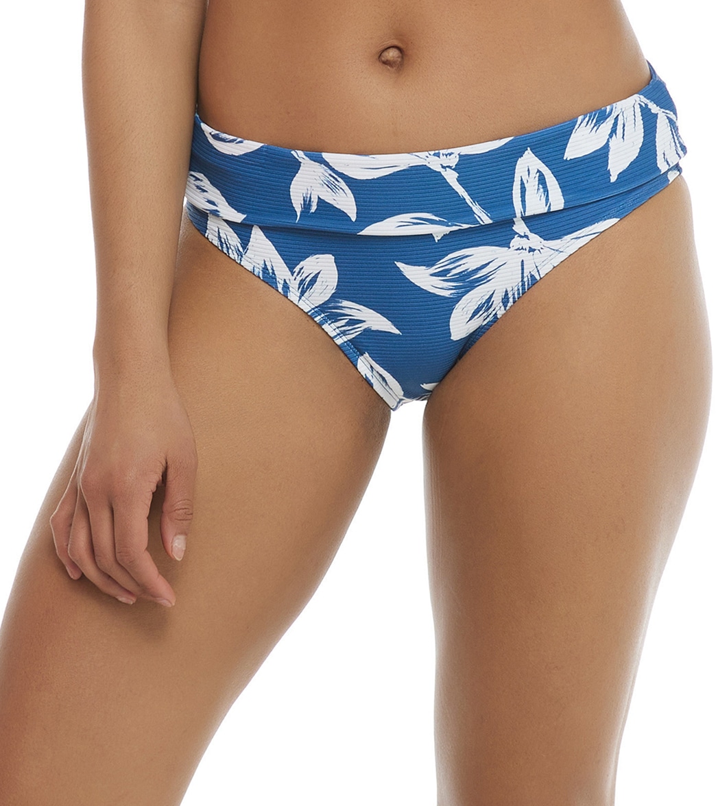 Skye Women's Anguilla Mid Waist Foldover Bikini Bottom