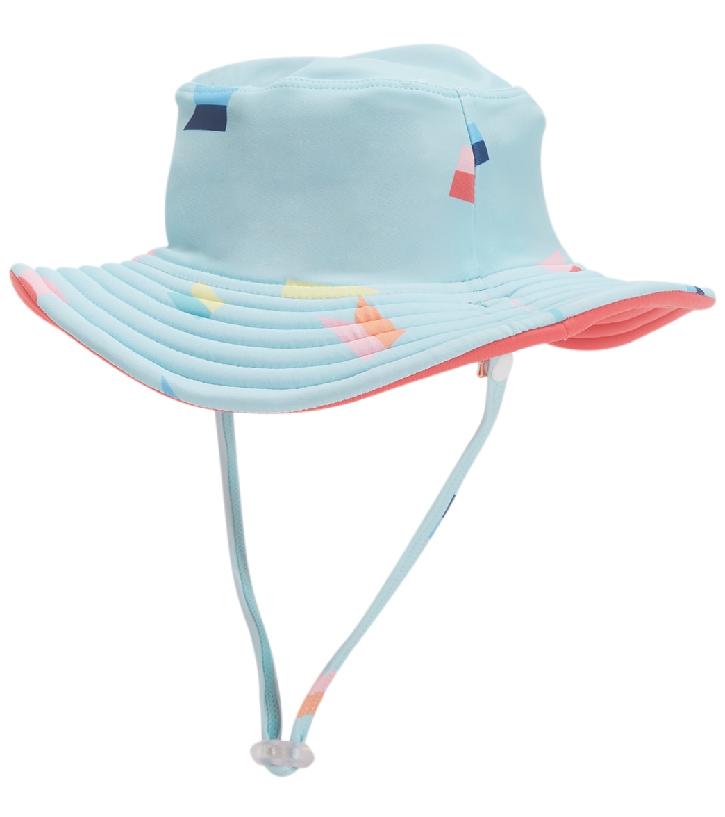 Snapper Rock Boys' Maritime Fliers Reversible Bucket Hat - Blue Small Elastane/Polyamide - Swimoutlet.com