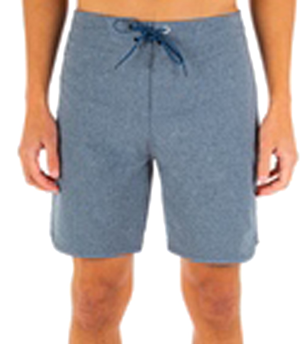 Hurley Phantom One And Only Heather 18 Boardshorts - Obsidian/Heather 31 - Swimoutlet.com