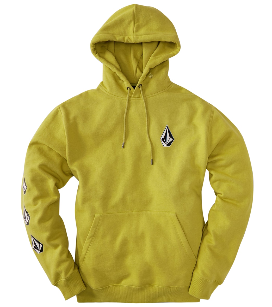 Volcom Men's Iconic Stone Pullover Hoodie - Oasis Large - Swimoutlet.com
