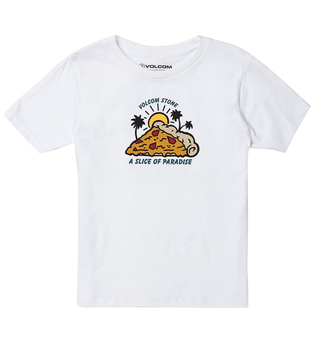 Volcom Boys' Cheesy Street Short Sleeve T-Shirt - White Large - Swimoutlet.com