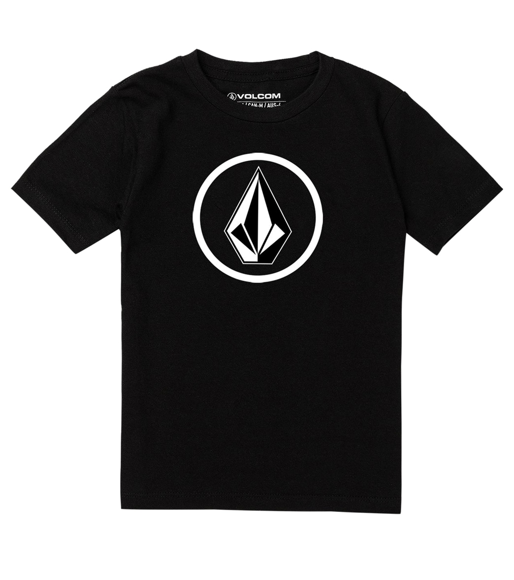 Volcom Boys' Circle Stone Fill Short Sleeve T-Shirt - Black 2T - Swimoutlet.com