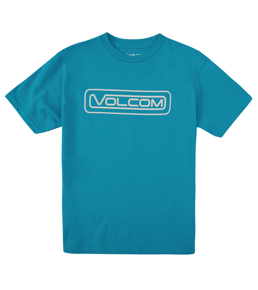 Volcom Boys' Striper Short Sleeve T-Shirt - Barrier Reef 3T - Swimoutlet.com