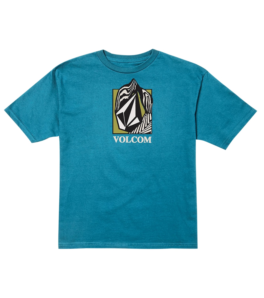 Volcom Boys' Crostic Short Sleeve T-Shirt - Barrier Reef 2T - Swimoutlet.com