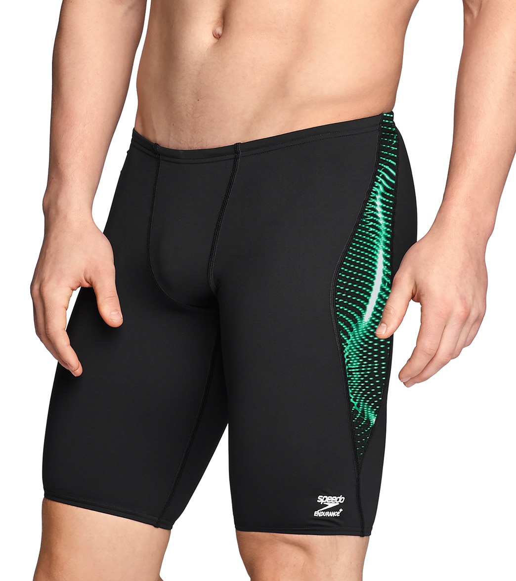 Speedo Men's Solar Boom Jammer Swimsuit - Green 24 Polyester/Pbt - Swimoutlet.com