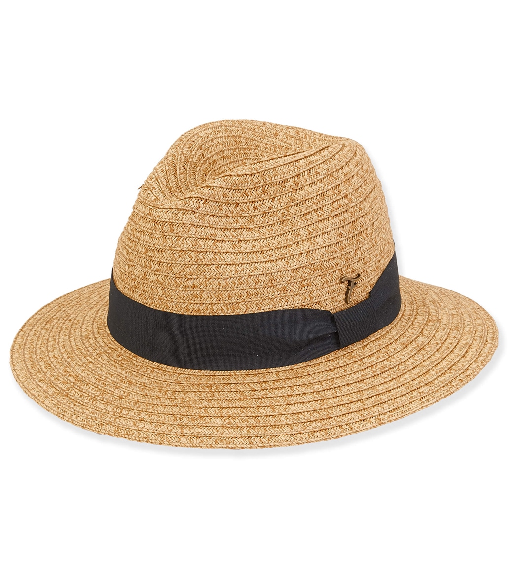 Sun N Sand Men's 3.25' Paper Braid Safari Hat - Tan Med/Large - Swimoutlet.com