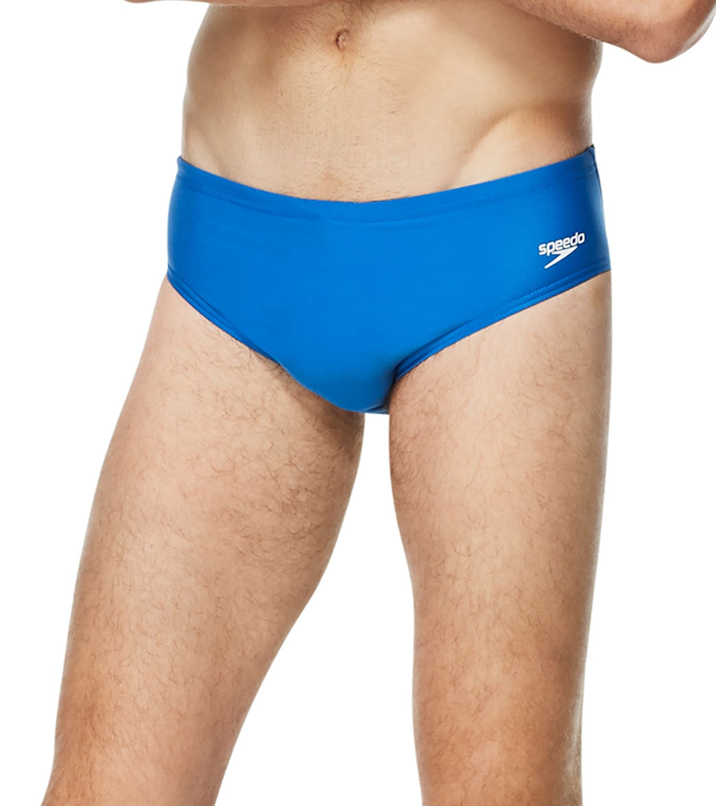 Speedo Vibe Men's Spliced One Brief Swimsuit - Turkish Sea 24 - Swimoutlet.com