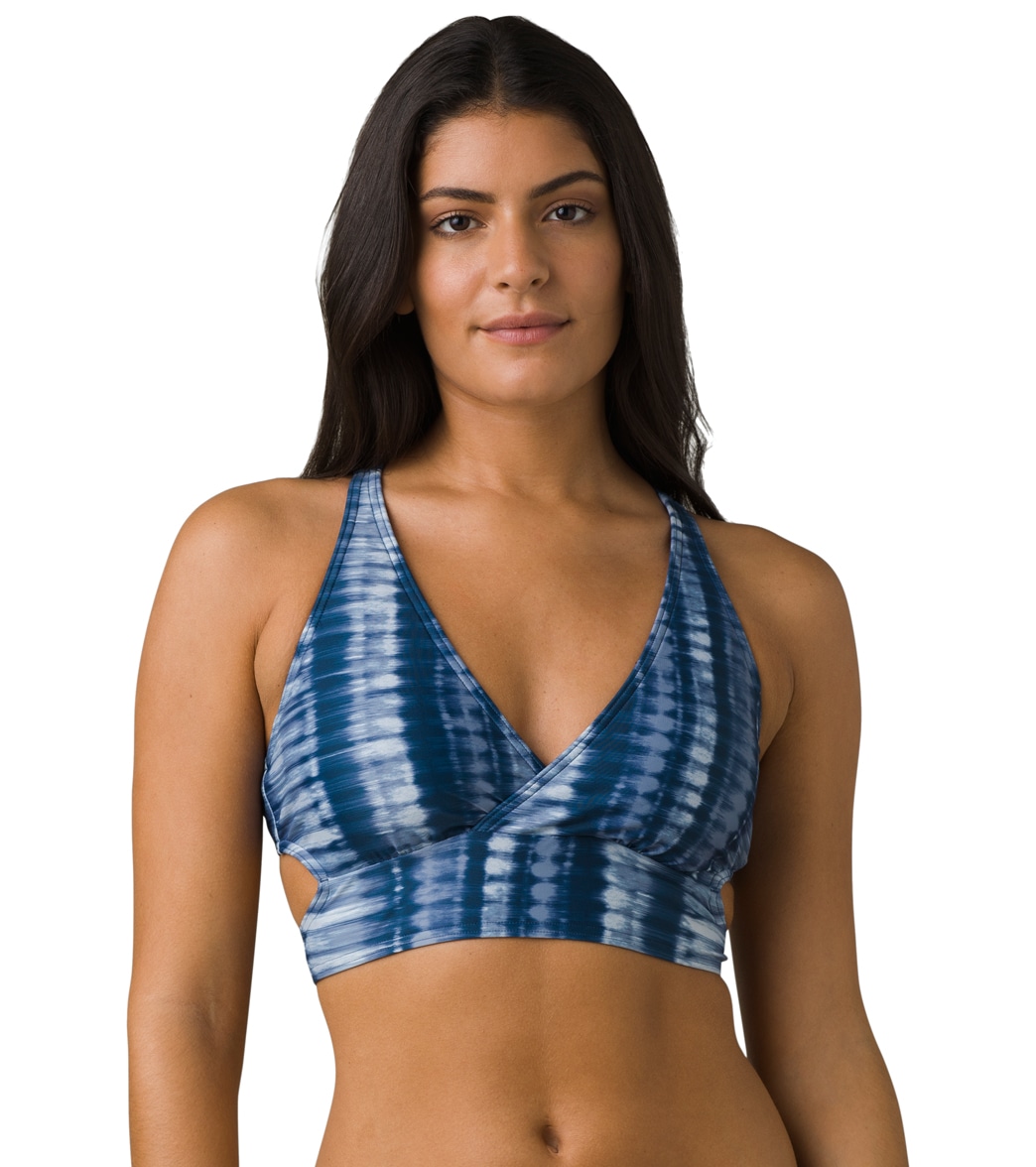Prana Atalia Bikini Top - Belize Hazy Days Large Cotton/Polyester - Swimoutlet.com