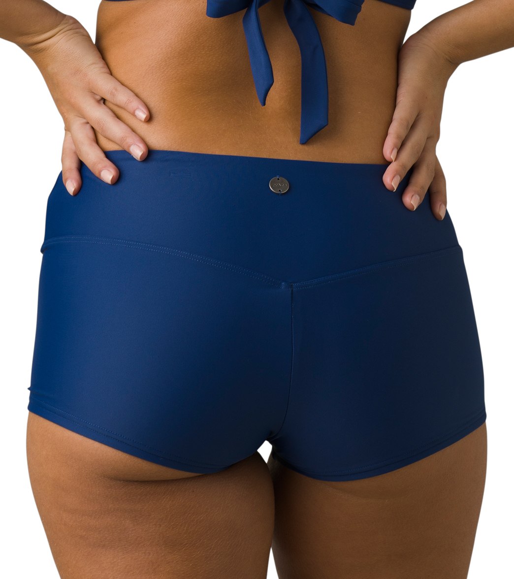 Prana Datum Boy Short Bikini Bottom - Belize Large Cotton/Polyester - Swimoutlet.com
