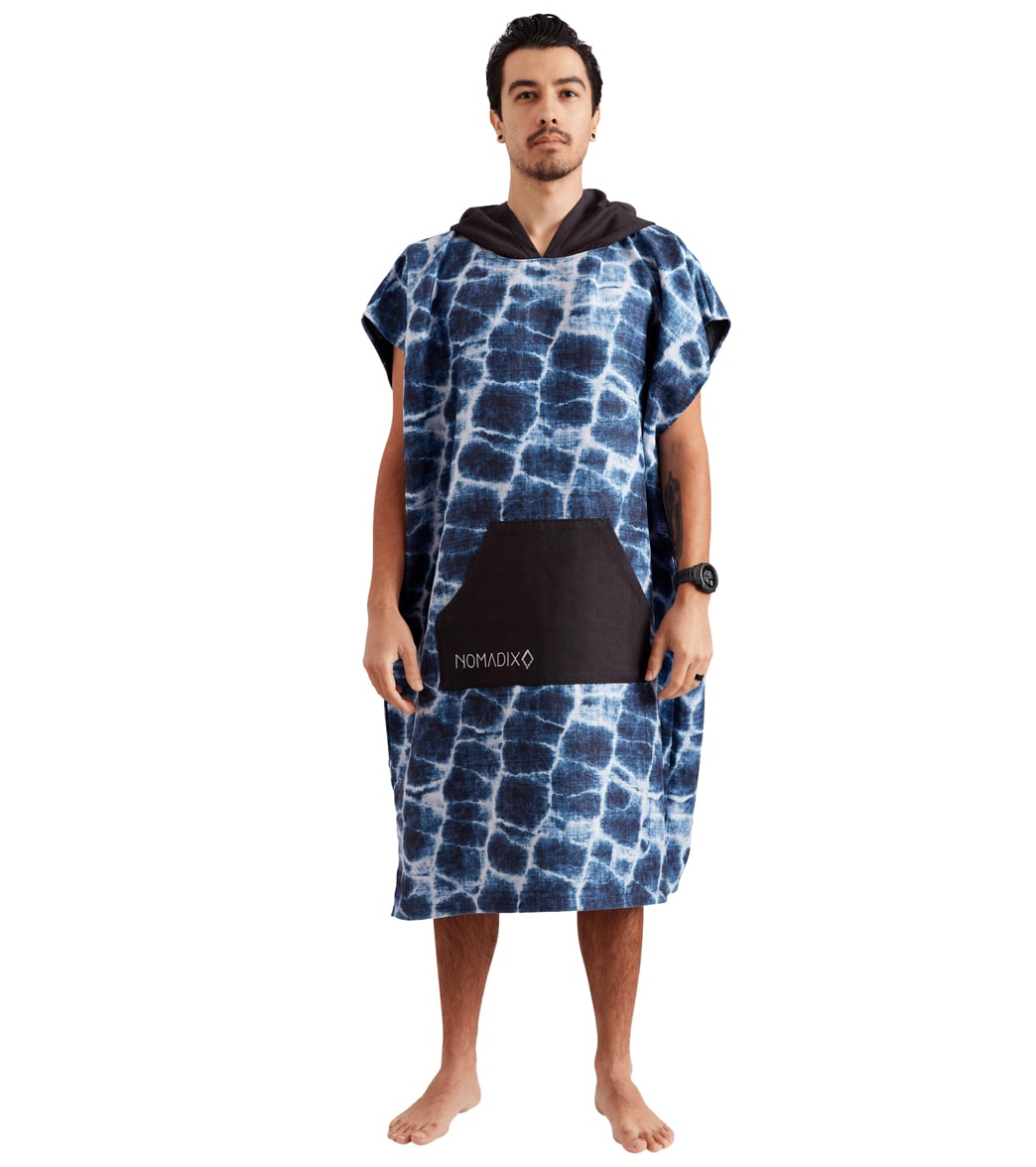 Nomadix Agua Blue Changing Poncho - Multi One Size - Swimoutlet.com