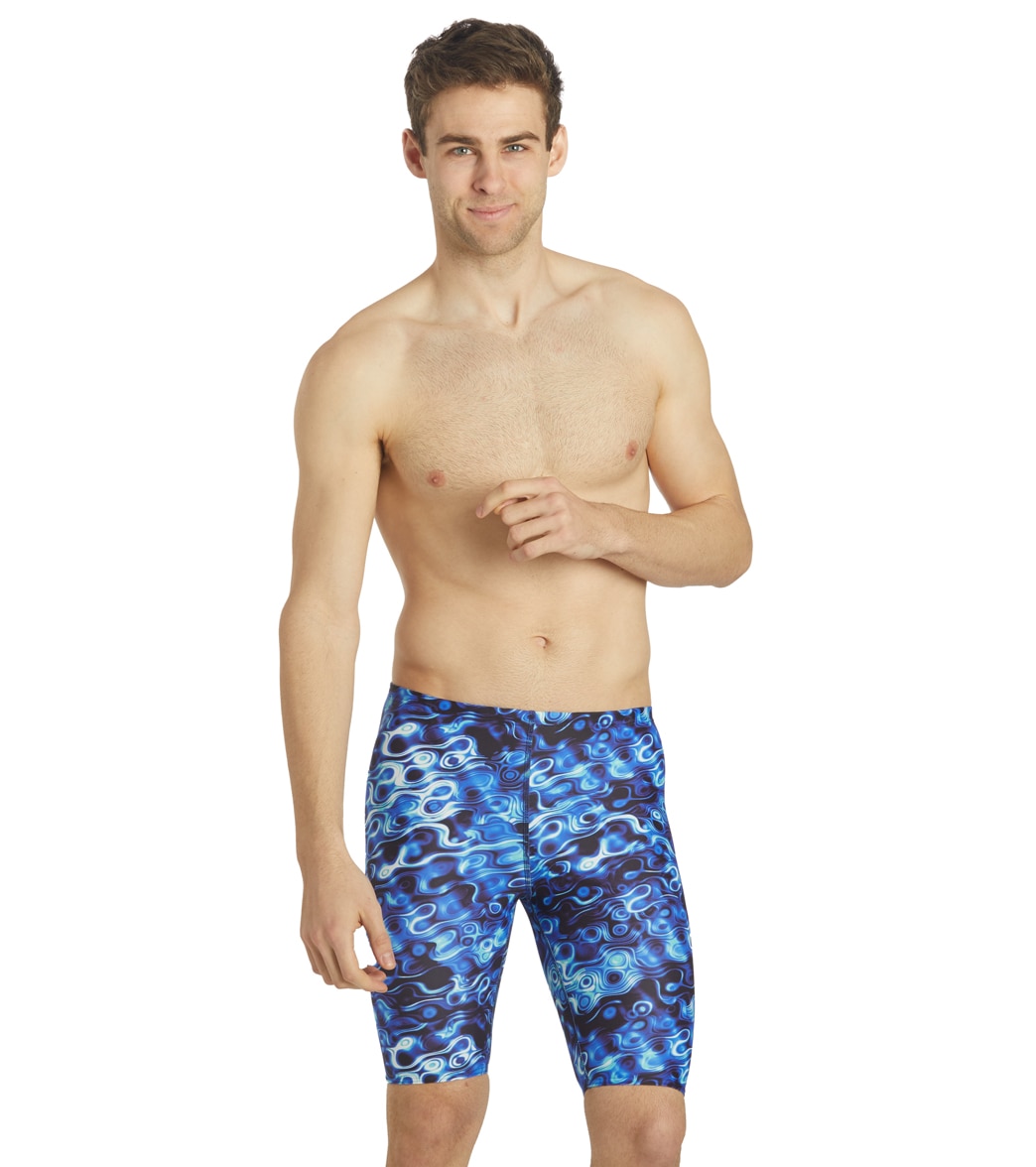 ISwim Spirit Jammer Swimsuit - Blue 36 Polyester - SwimOutlet.com