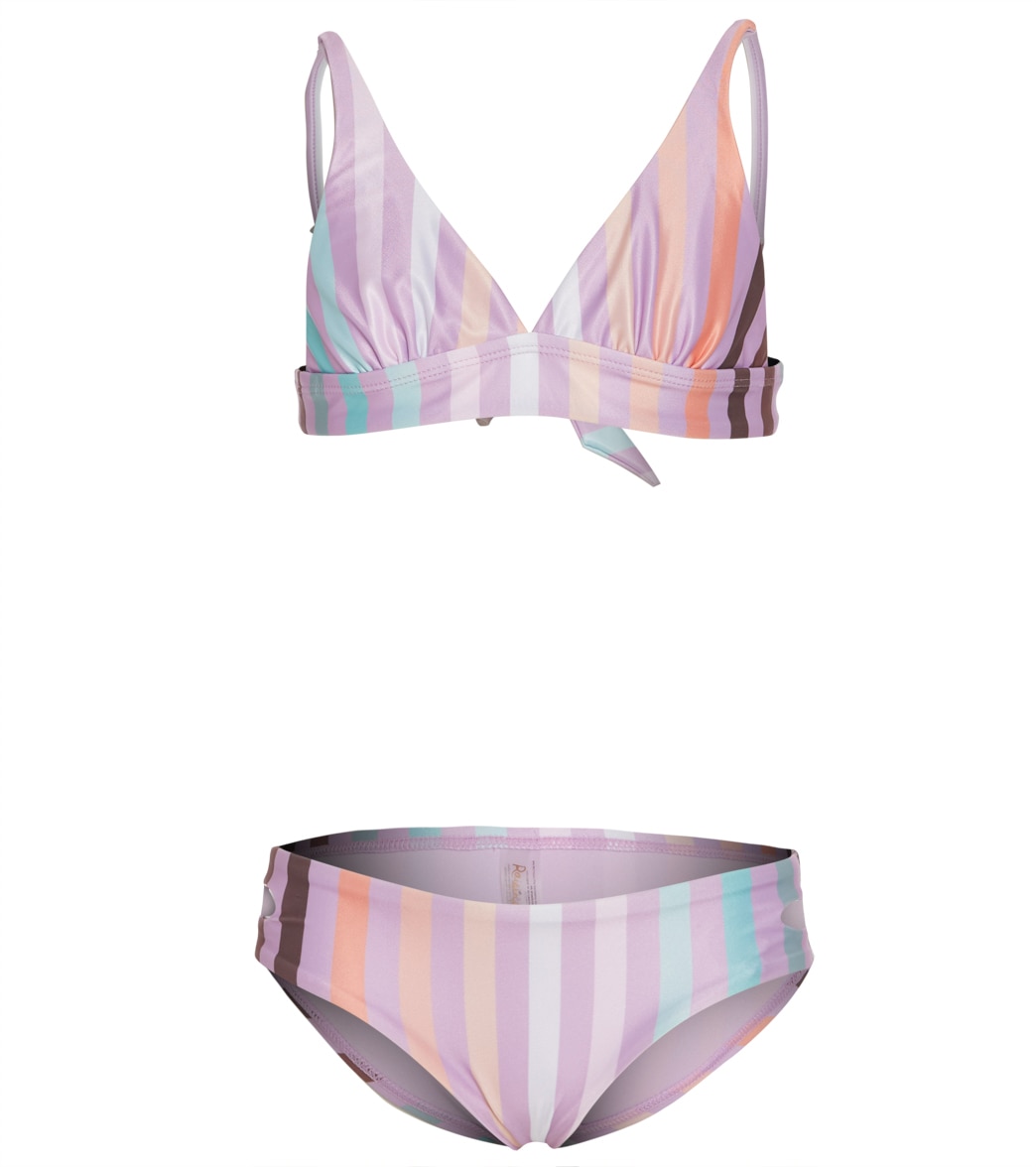 Raisins Girls' Malibu Two Piece Bikini Set Big Kid - Lavender 10 - Swimoutlet.com