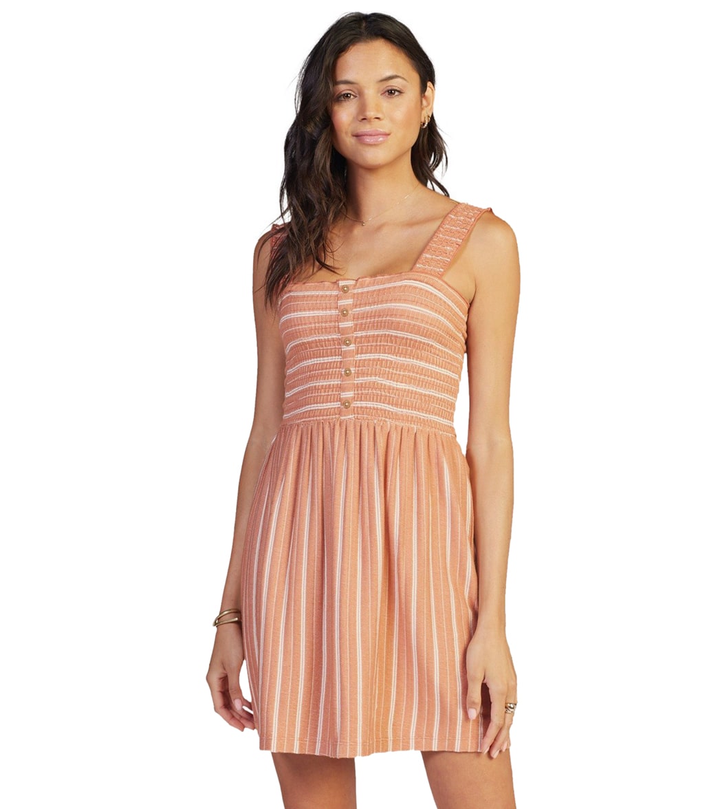 Roxy Women's Summerland Soiree Strappy Dress - Sunburst Horizon Stripe Large - Swimoutlet.com