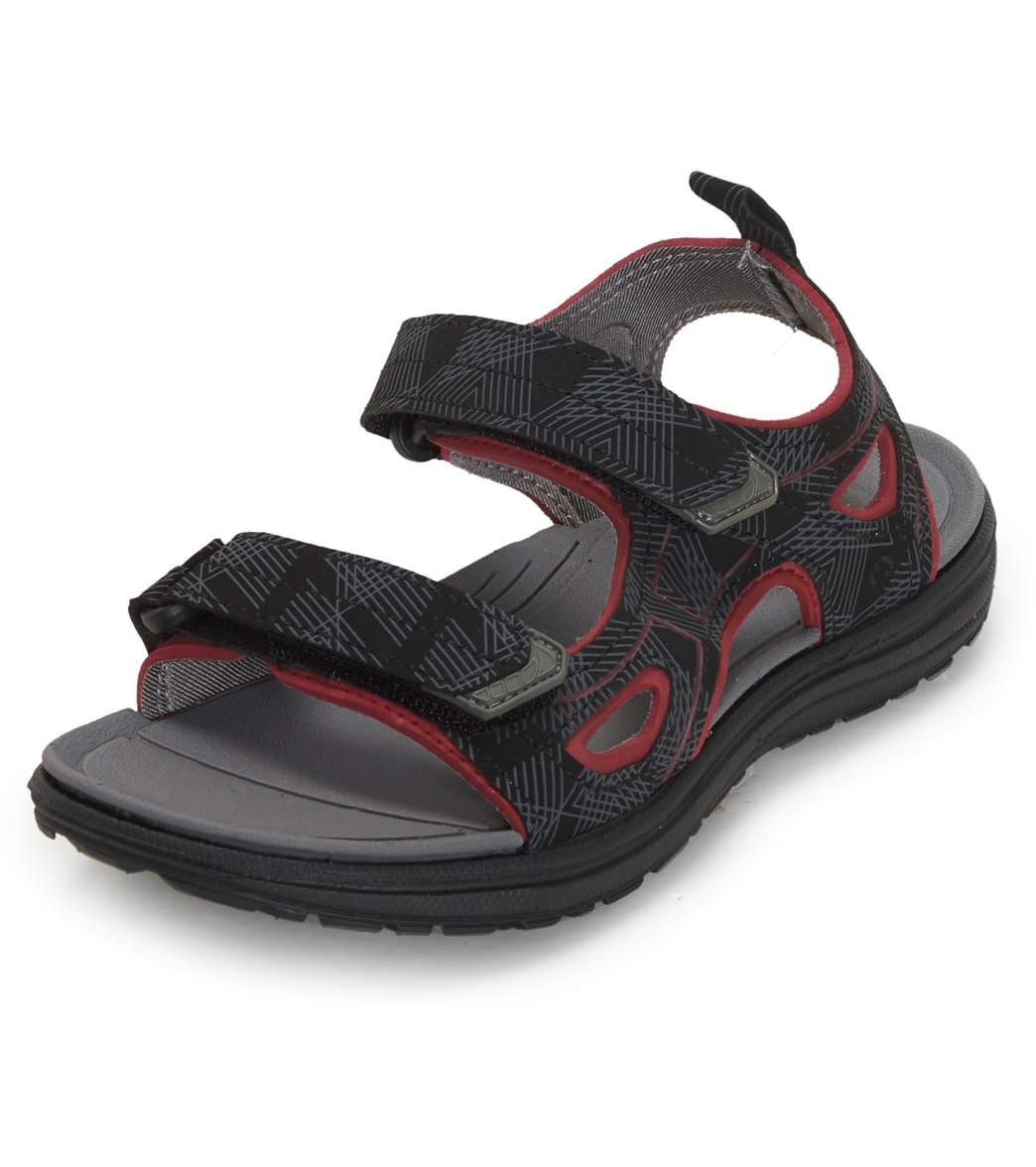 Northside Kid's Riverside Lite Sport Sandals Toddler/Little/Big Kid - Black/Red 10 - Swimoutlet.com