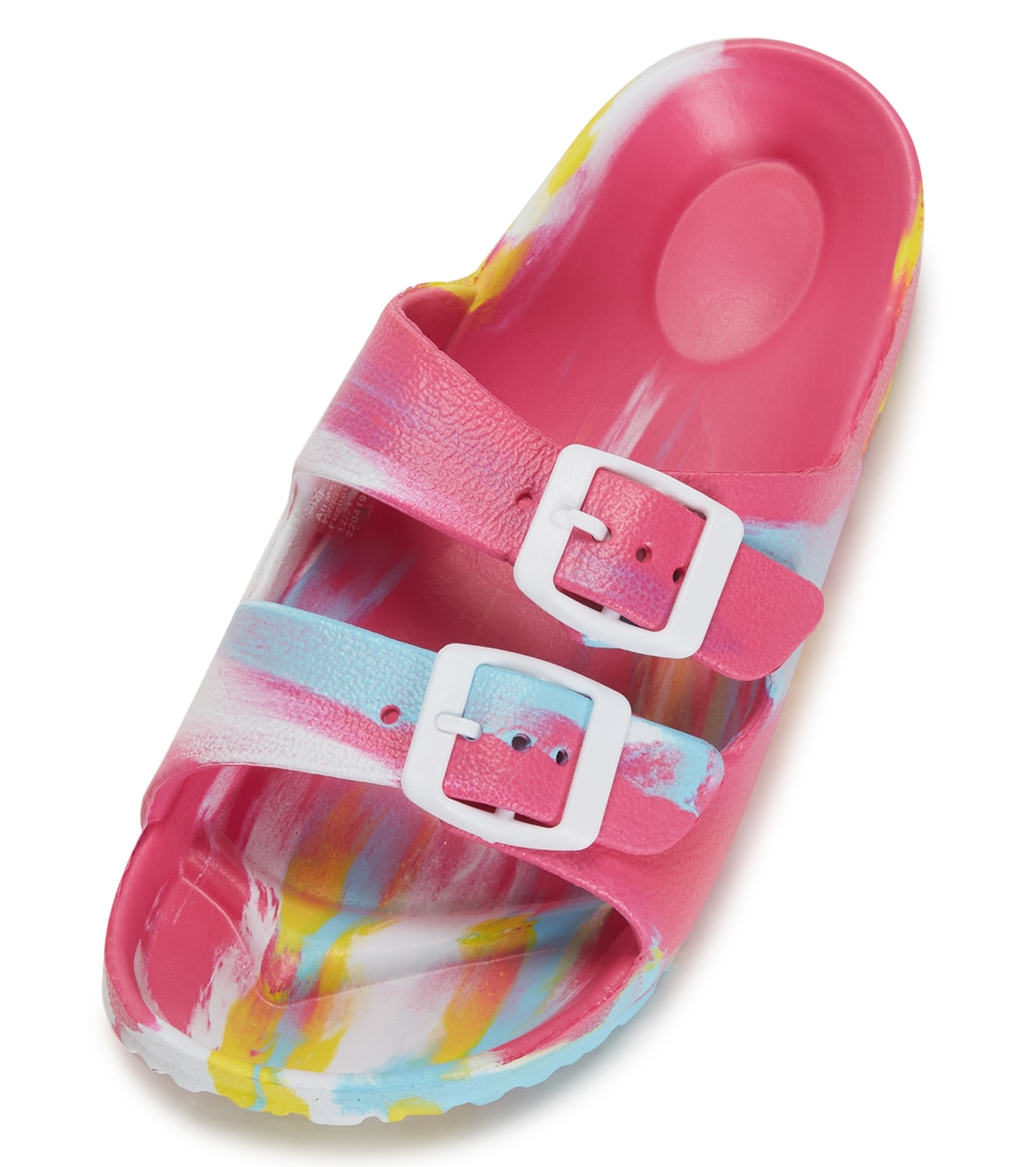 Northside Girl's Tate Slip On Shoes Shoes Sandals - Pink/Multi 2 - Swimoutlet.com
