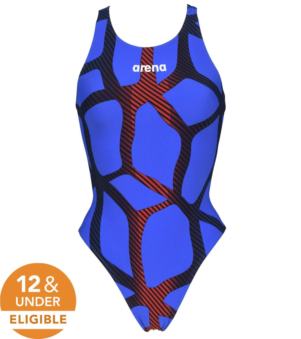 Arena Women's Powerskin St Classic Limited Edition Tech Suit Swimsuit - Royal-Red 26 Royal/Red Elastane/Polyamide - Swimoutlet.com