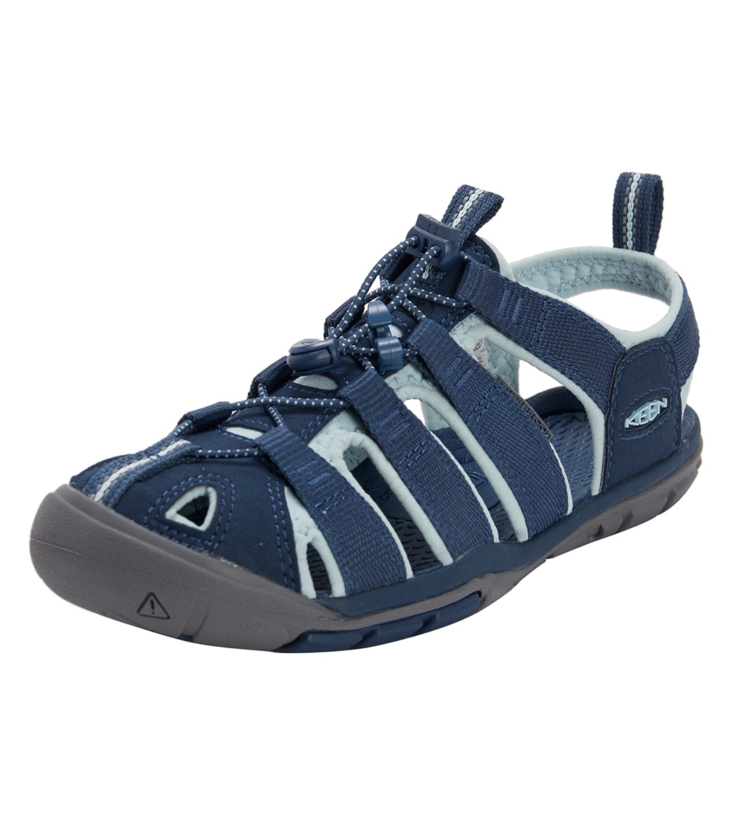 Keen Women's Clearwater Cnx Water Shoes - Navy/Blue Glow 7 - Swimoutlet.com