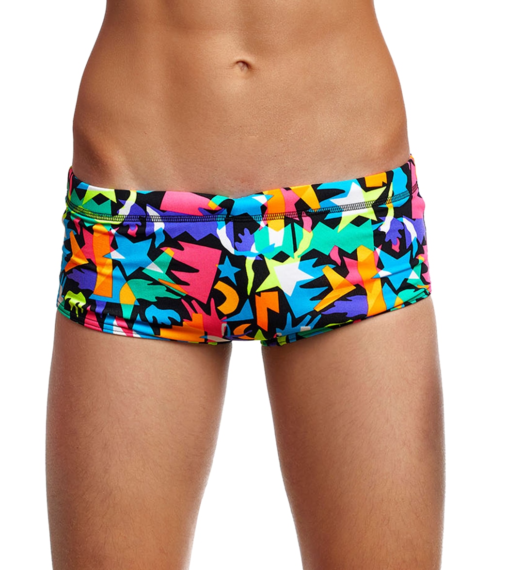 Funky Trunks Boys' Paper Cut Classic Trunk Square Leg Swimsuit - 10 Polyester - Swimoutlet.com