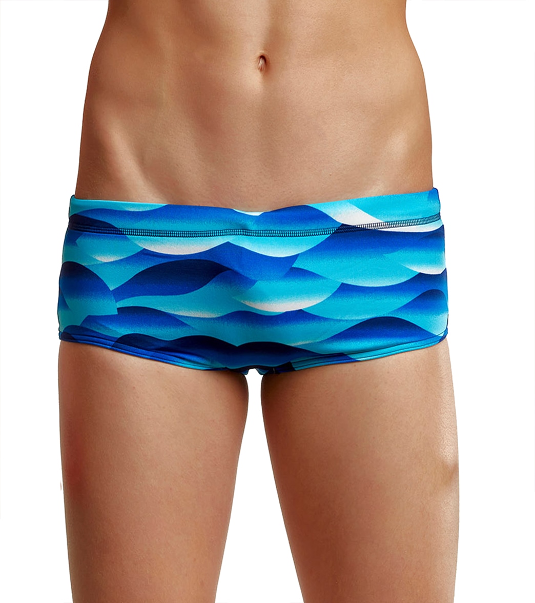 Funky Trunks Boys' Storm Buoy Classic Trunk Square Leg Swimsuit - 10 Polyester - Swimoutlet.com