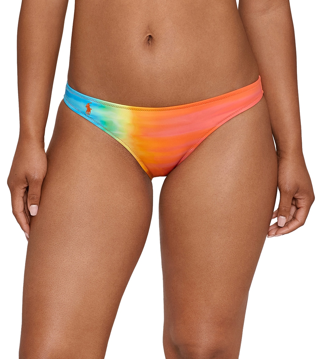 Ralph Lauren Polo Women's Tropic Glow Tye Dye Scoop Hipster Bikini Bottom - Multi Xl - Swimoutlet.com