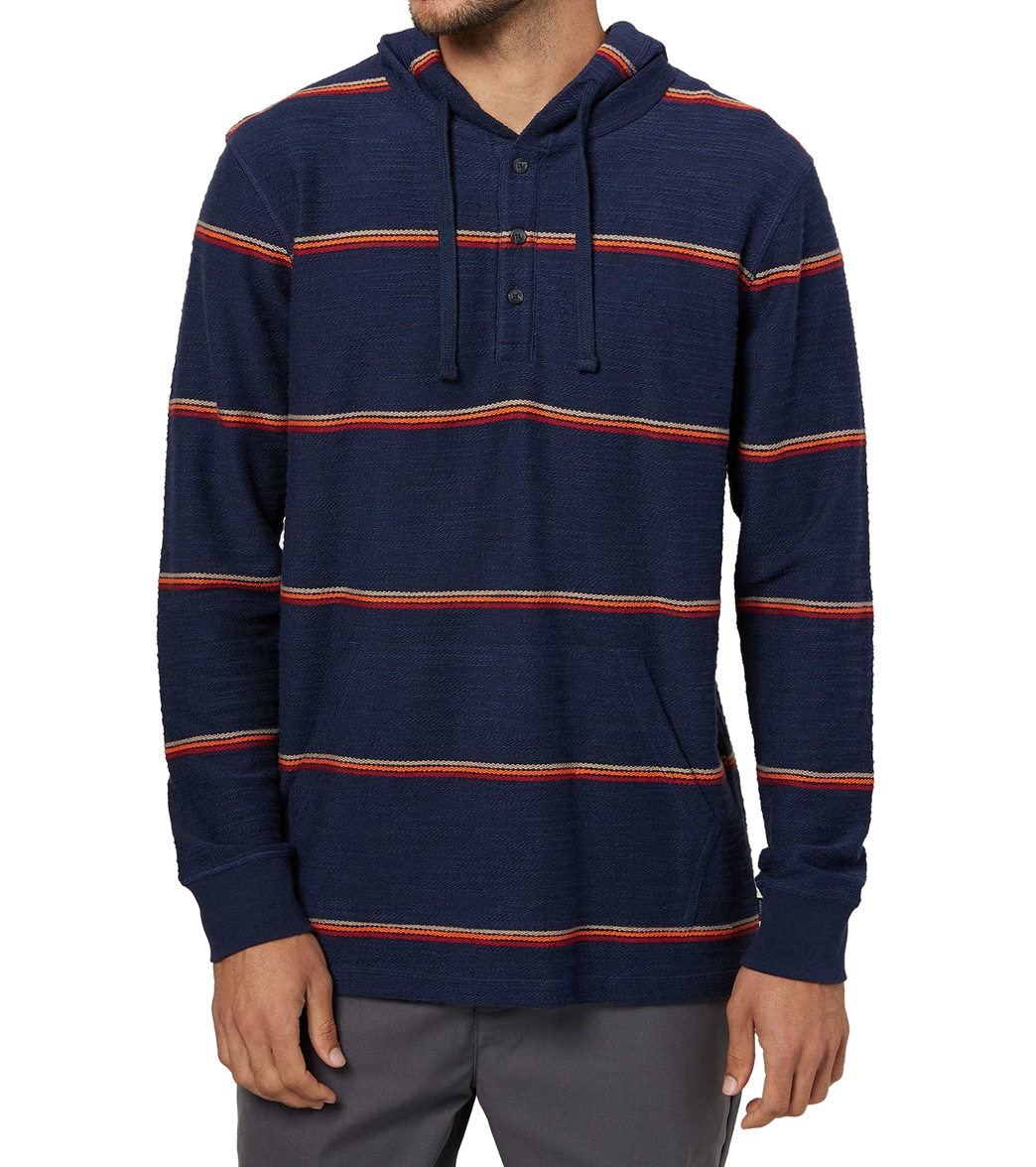 O'neill Men's Baja Pullover Hoodie - Navy 2 Large Cotton - Swimoutlet.com