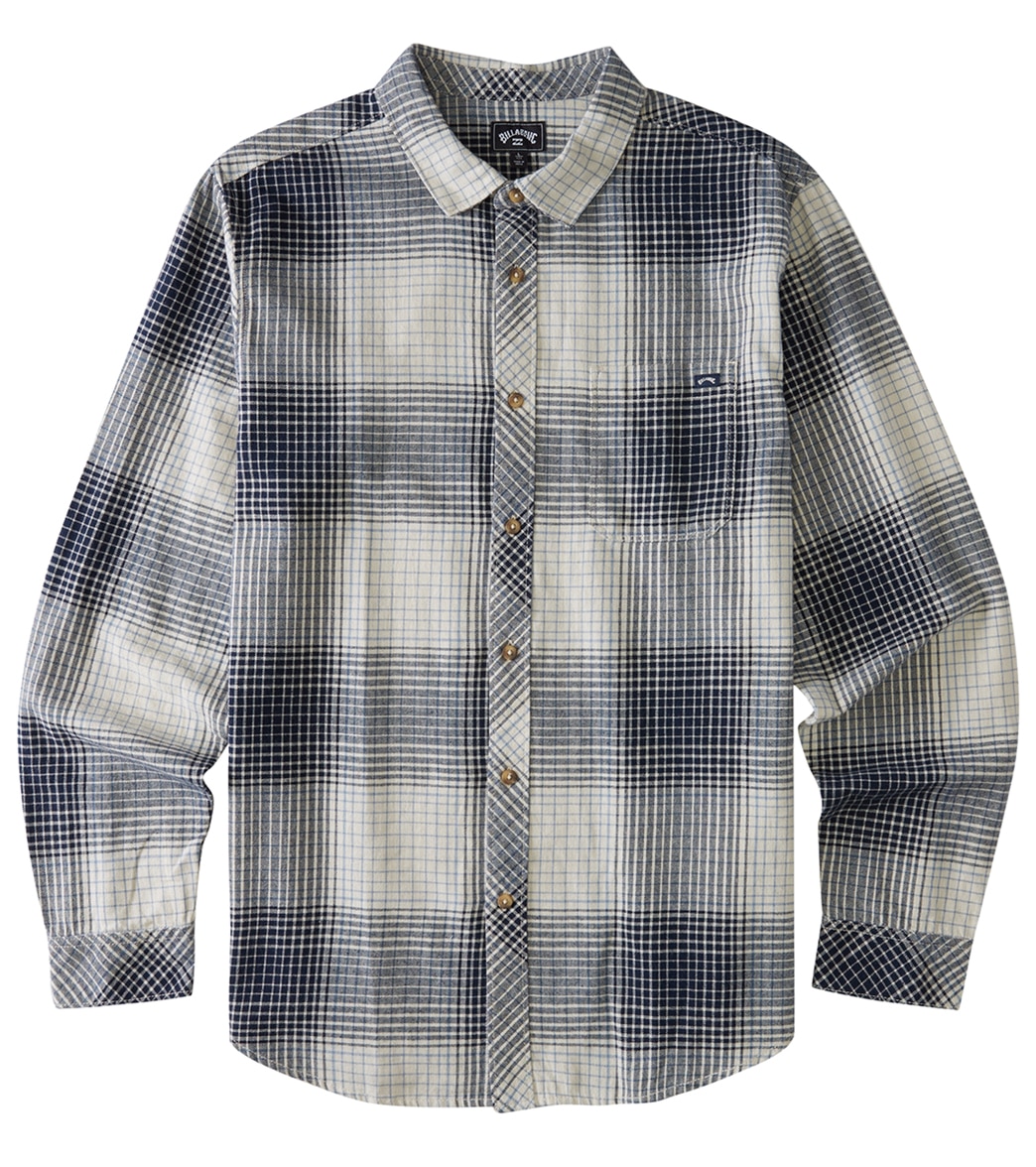 Billabong Men's Coastline Flannel Shirt - Chino Medium - Swimoutlet.com