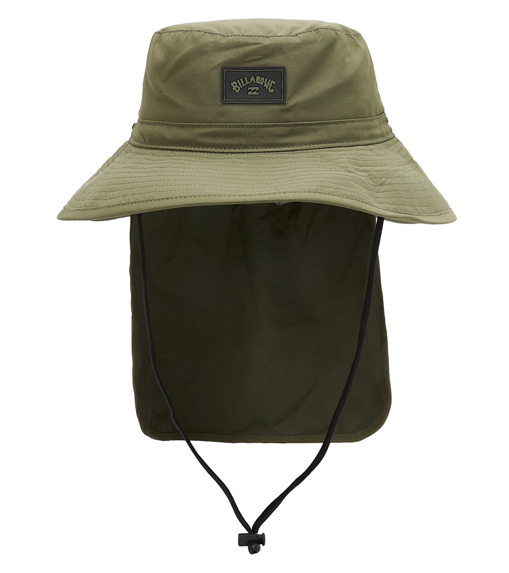 Billabong Men's Adiv Big John Safari Hat - Dark Olive One Size - Swimoutlet.com