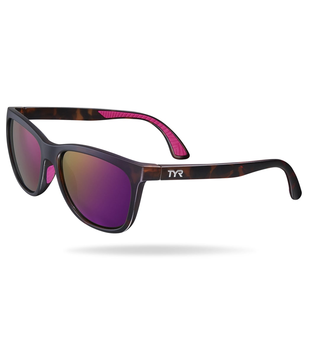 TYR Women's Carolita Lifestyle I Sunglasses - Purple/Tort - Swimoutlet.com