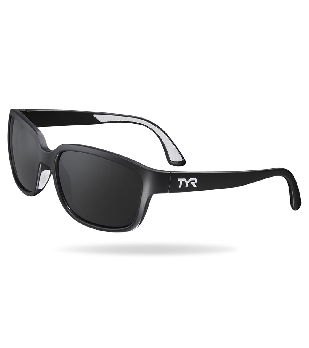 TYR Women's Mora Kai Wrap Sunglasses - Smoke/Black - Swimoutlet.com