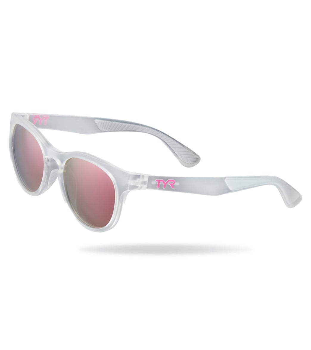 TYR Women's Ancita Lifestyle Ii Sunglasses - Pink/Clear - Swimoutlet.com