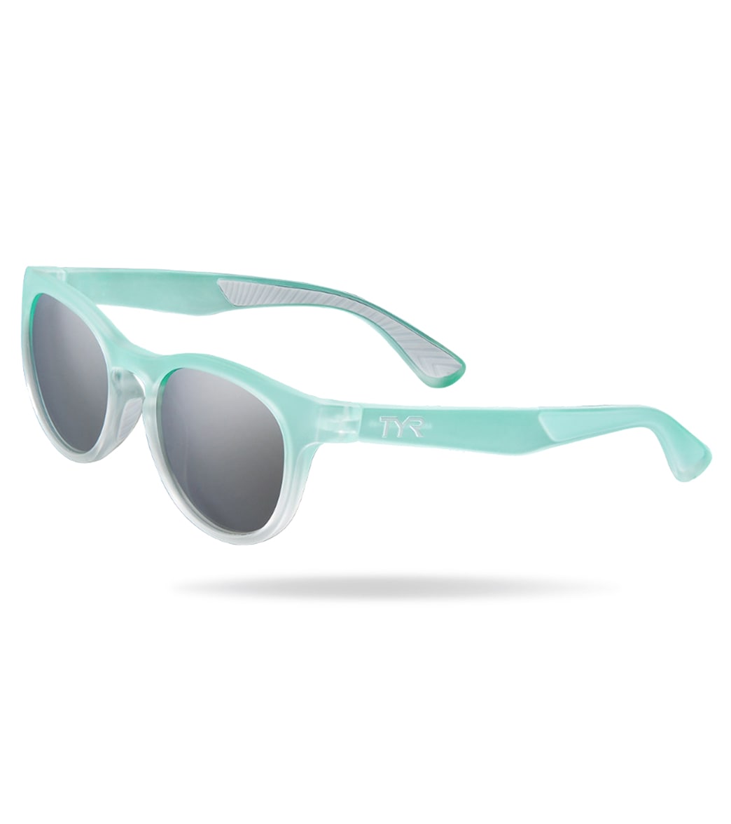 TYR Women's Ancita Lifestyle Ii Sunglasses - Silver/Mint - Swimoutlet.com