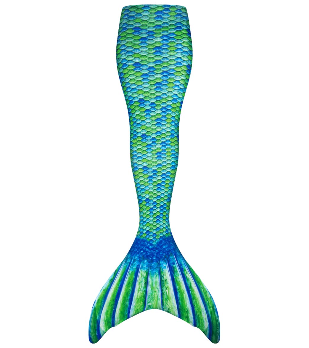 Fin Fun Aussie Green Mermaid Tail & Monofin Youth/Adult - Youth Large 10 - Swimoutlet.com