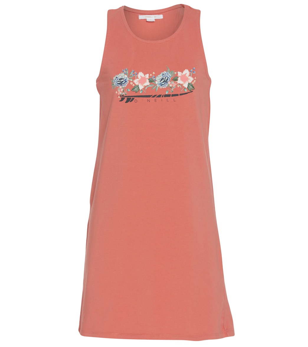 O'neill Girls' Lillie Dress - Faded Rose Large Cotton - Swimoutlet.com