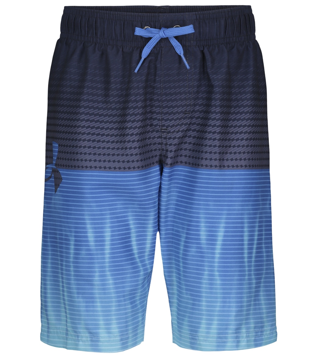 Under Armour Boys' Velocity Volley Short - Midnight Navy 4 Polyester - Swimoutlet.com