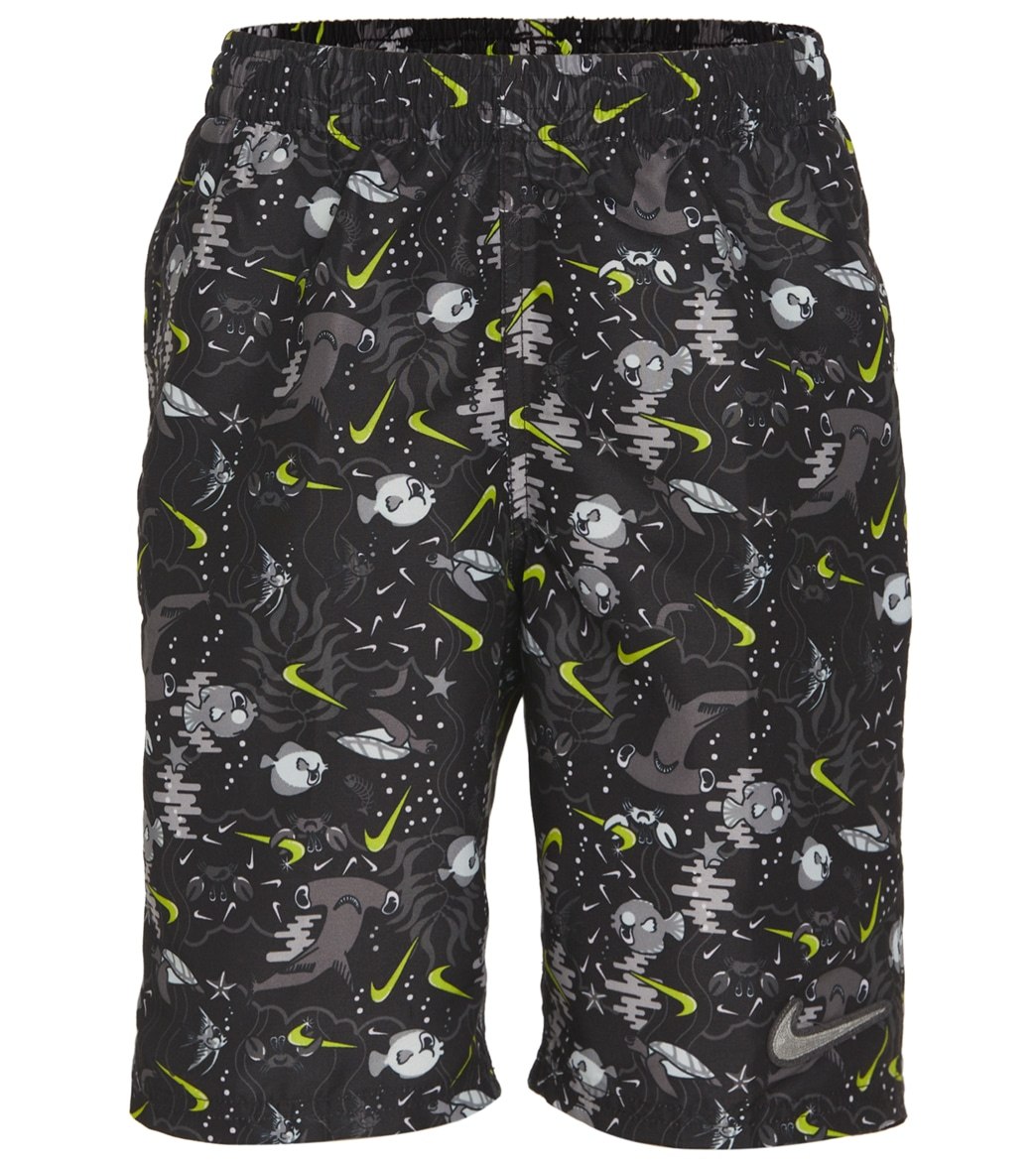 Nike Boys' Sea Friends 17 Volley Short Big Kid - Black Large Polyester - Swimoutlet.com