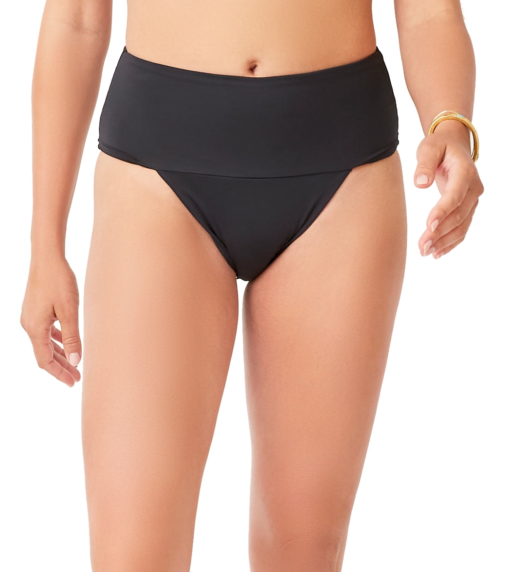 Carve Designs Women's Maisie Bikini Bottom - Black Medium - Swimoutlet.com