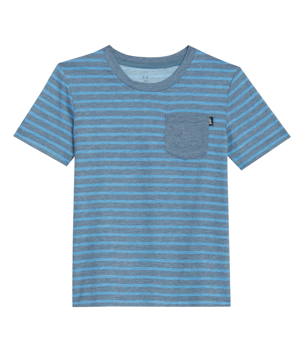 Grom Boys' Pierre Short Sleeve Knit Tee Shirt - Navy Large - Swimoutlet.com