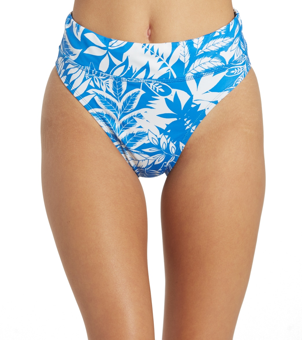 Jolyn Women's Zoe Aloha Dot Bikini Bottom - Large Polyester - Swimoutlet.com