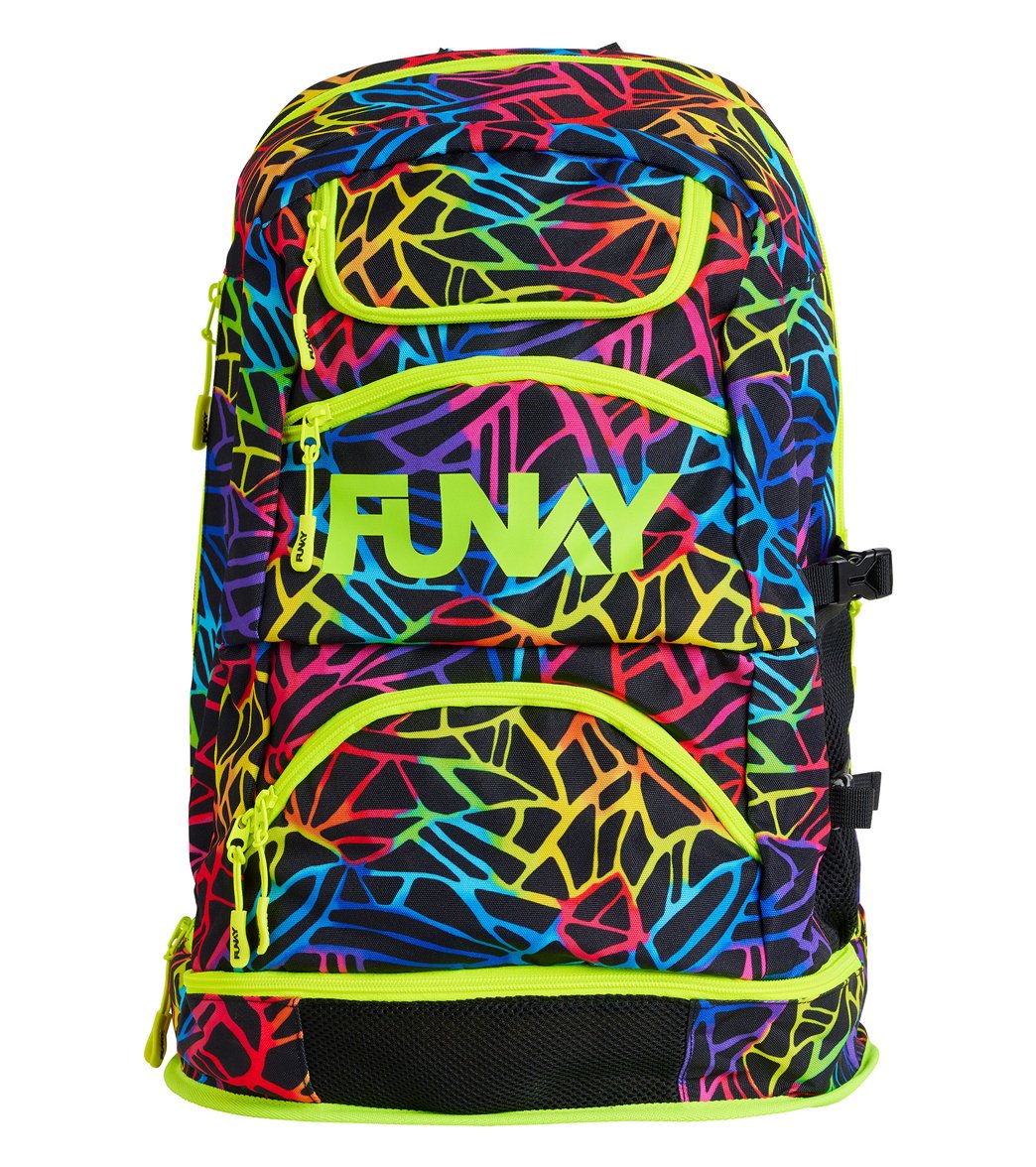 Funky Trunks Elite Squad Backpack - Rainbow Web Polyester - Swimoutlet.com