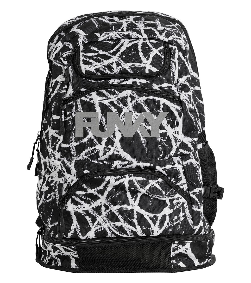 Funky Trunks Elite Squad Backpack - Snow Chains Polyester - Swimoutlet.com