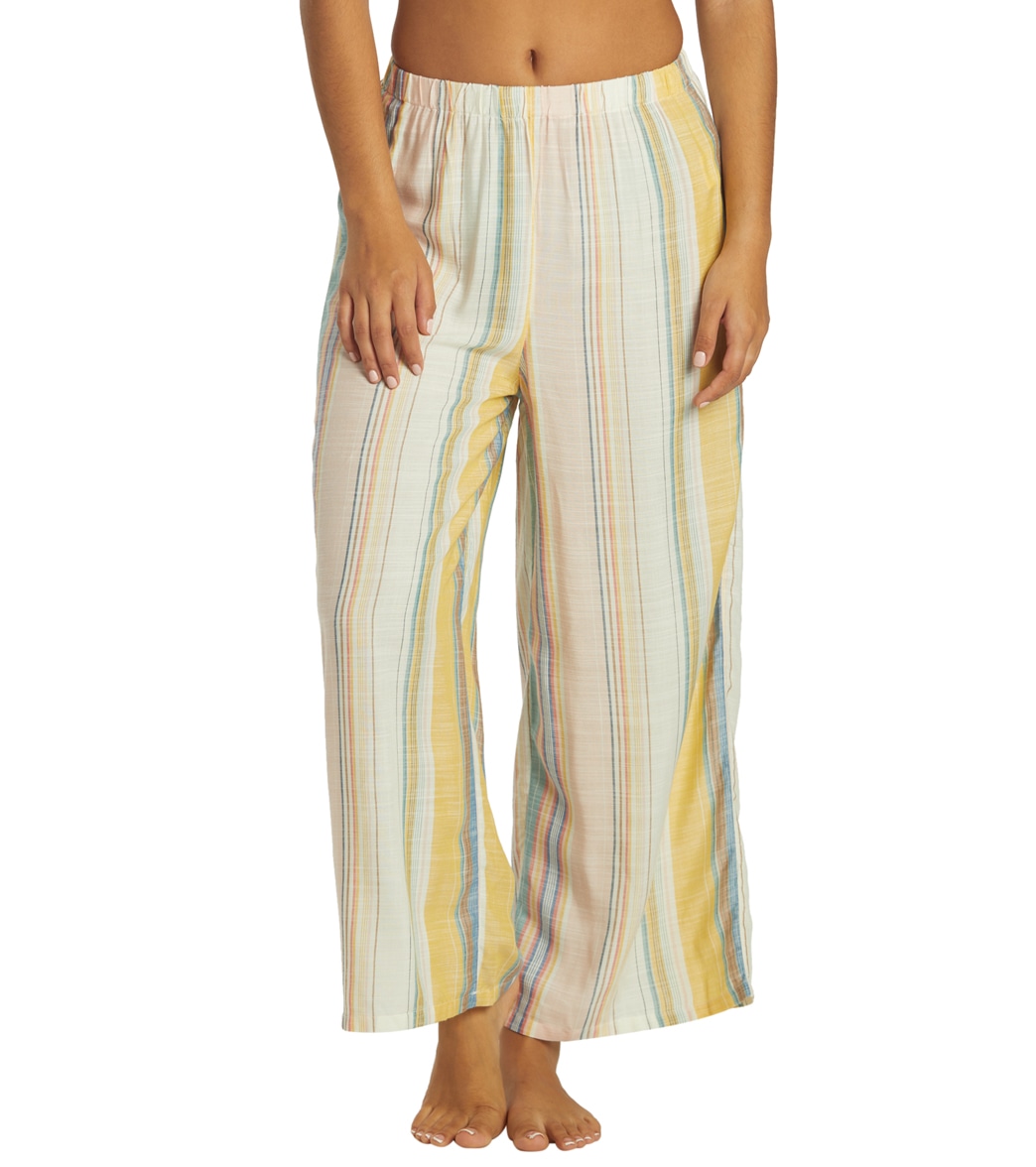 O'neill Women's Miriam Stripe Woven Pants - Multi Colored Large - Swimoutlet.com