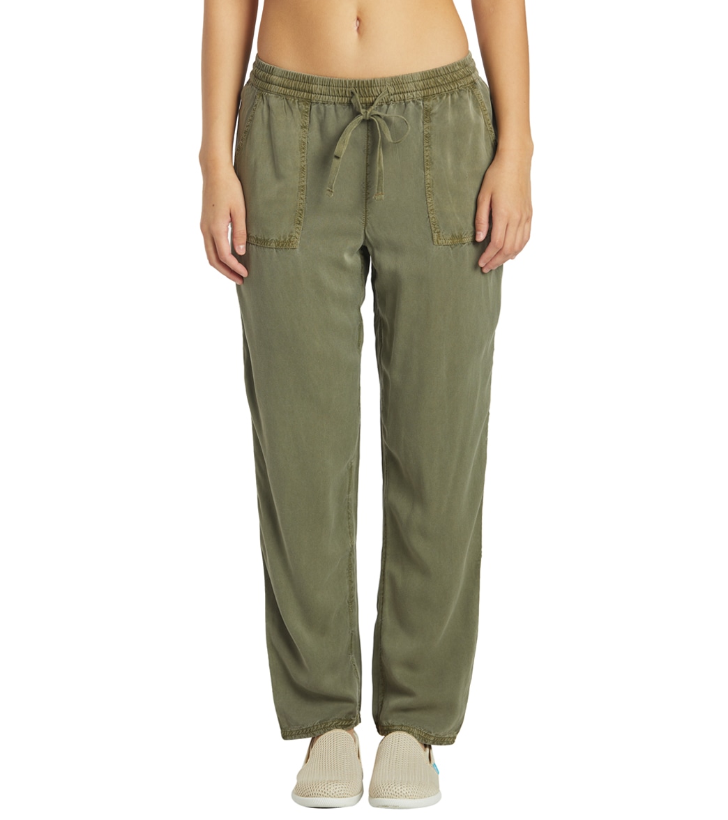 O'neill Women's Fran Woven Pants - Army Large - Swimoutlet.com
