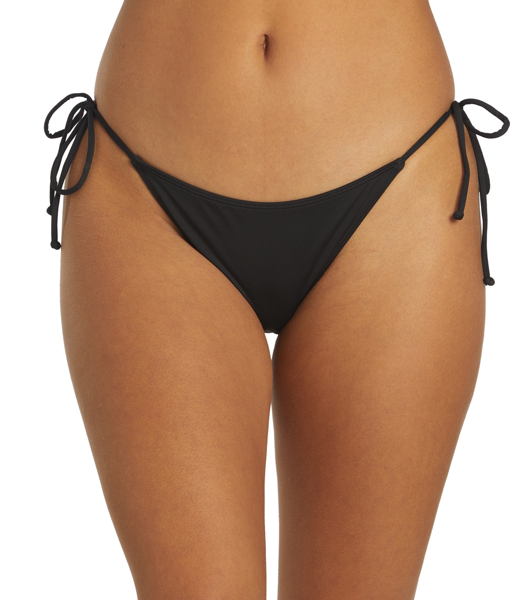 O'neill Women's Saltwater Solids Maracasas Bikini Bottom - Black Large Elastane/Polyamide - Swimoutlet.com